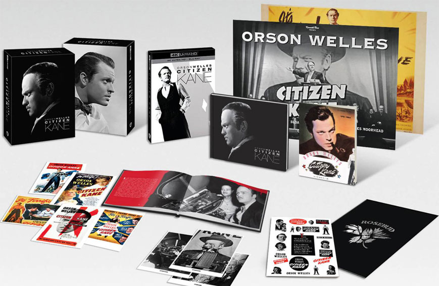 citizen kane Blu ray 4K Ultra HD UHD coffret collector edition limitee 80th