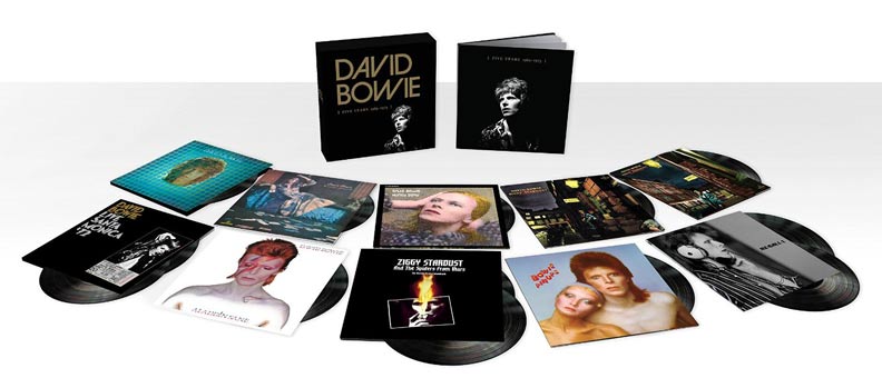Coffret David Bowie Five Years CD et Vinyles coffret-edition-collector-David-Bowie-13-Vinyles