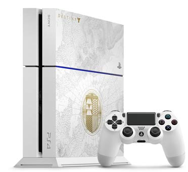 Console playstation Blanche 4 ps4 en édition limitée destiny console-Playstation-4-PS4-edition-limitee-destiny-corrompu