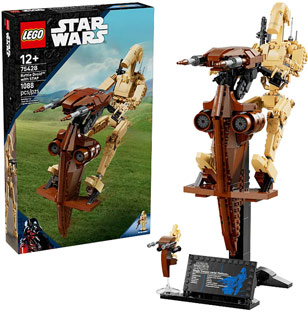 nouveau lego star wars attaque des clone droide vehicule