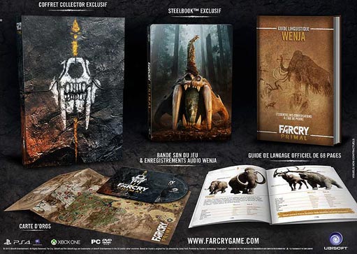 farcry-Primal-edition-collector-coffret-steelbook-Livre-CD
