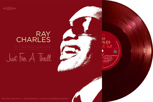 Best-Of-Ray-Charles-Vinyle-Rouge-180-Grammes-Edition-limitee-Just-For-A-Thrill