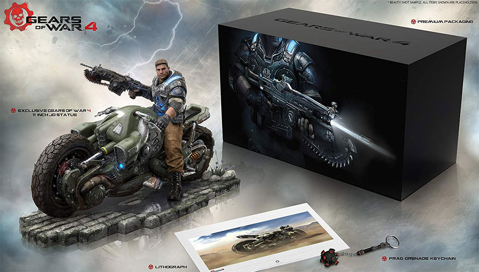 coffret edition limitee gears of war 4 figurine collector