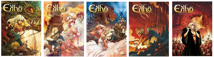 Ekhö monde miroir BD coffret et integrale ekho-BD-album-integrale-collector-Tome-1-2-3-4-5