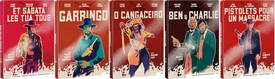 western italien spaghetti bluray dvd edition steelbook boitier metal futurepack