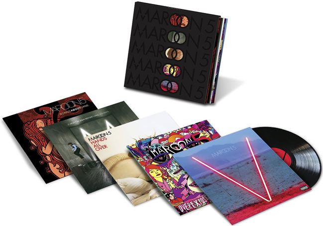 The-Studio-Albums-maroon-5-coffret-collector-integrale-vinyle-LP