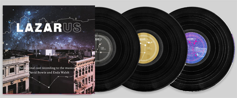 Lazarus-David-Bowie-Cast-album-3 LP Vinyle-enda-Walsh
