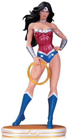 figurine-cover-girl-wonder-woman-dc-collectibles-peint-main