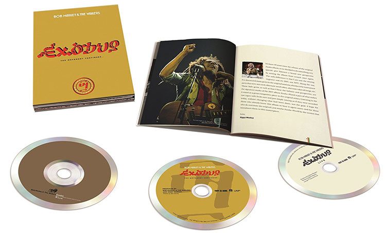 Exodus 40 coffret 3CD édition remasterisé Vinyle LP 2017 Exodus-coffret-deluxe-3CD-2017-edition-limitee-remasterise