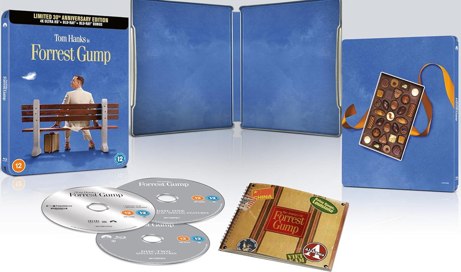 Forest gump edition steelbook collector bluray 4k fr ultra hd