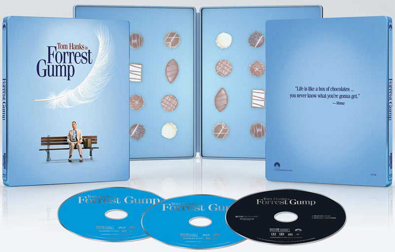 Forrest Gump steelbook Collector Blu ray 4K Ultra HD