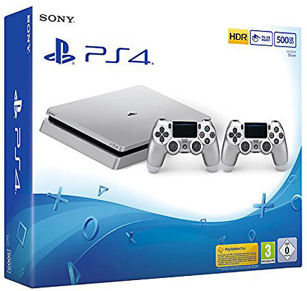 Console ps4 édition limitée Silver Agent 2017 Collector console-ps4-edtion-limitee-silver-arget-achat-precommande-2017