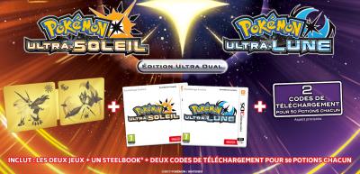 Pokemon Ultra-Soleil  Lune Steelbook Collector