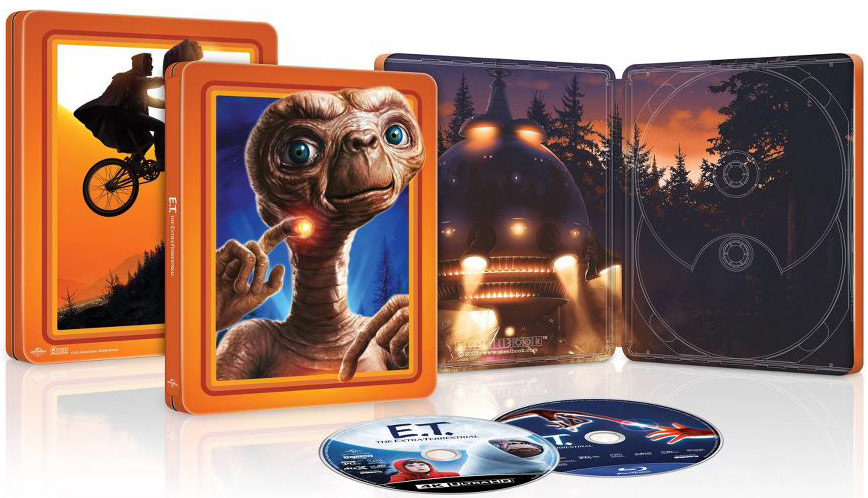 ET extra terrestre steelbook 4k ultra hd bluray 2022 40 anniversaire