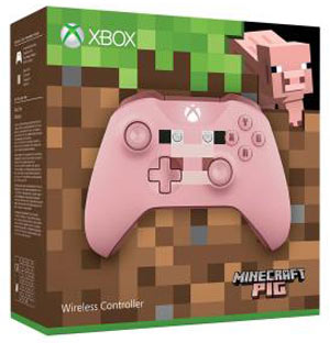 manette-xbox-minecraft-rose-pig