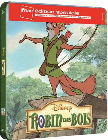 Steelbook-disney-Robin-des-Bois-edition-Fnac-Blu-ray-DVD-Collector-dessin-anime