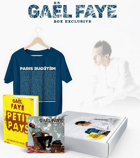 coffret-Gael-Faye-Rythmes-et-Botanique---livre-petit-Pays--Tshirt