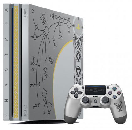 Console + manette God Of War édition collector limitée playstation 4 Pro console-playstation-4-god-of-war-edition-limitee-2018