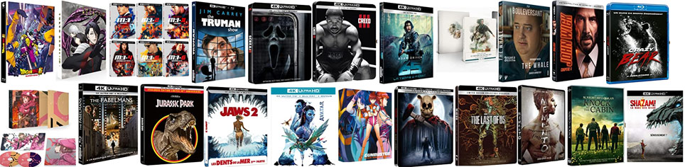sortie bluray dvd 4k collector steelbook juillet 2023
