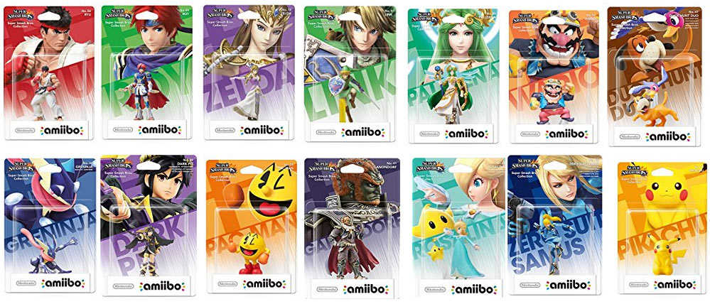 Amiibo Super Smash bros collection figurine Amiibo-Super-Smash-Bros