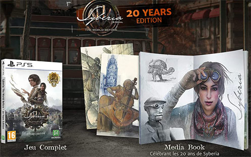 nouveau jeu video ps5 xbox precommande syberia 2022