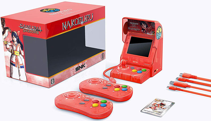 edition limitee snk neo geo mini rouge samurai shodown