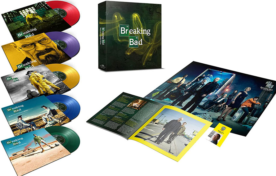 Breaking bad coffret box set vinyl lp colored 2021