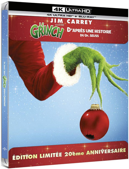 Le grinch steelbook bluray 4k jim carrey