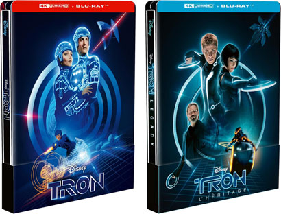 Tron 1 et 2 steelbook collector bluray 4K