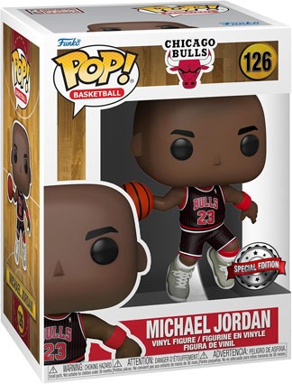 Michael Jordan figurine funko pop black jersey