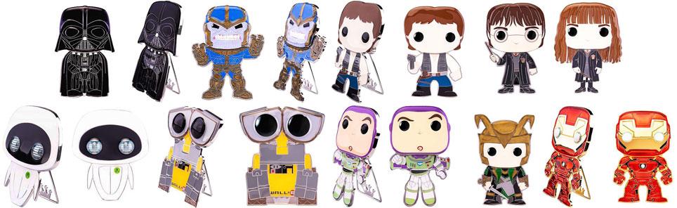 PINS FUNKO POP COLLECTOR STAR WARS PIXAR DISNEY POTTER