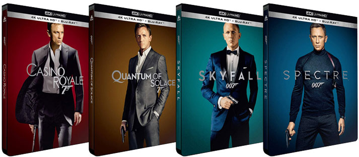 steeelbook 4k james bond
