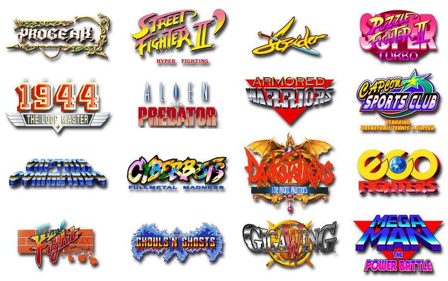 capcom liste des jeux home arcade
