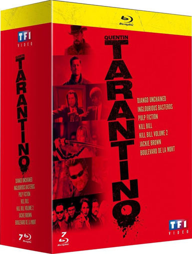 Coffret intégrale Blu ray DVD tarantino