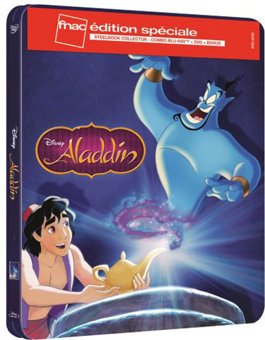alladin film et dessin animee steelbook