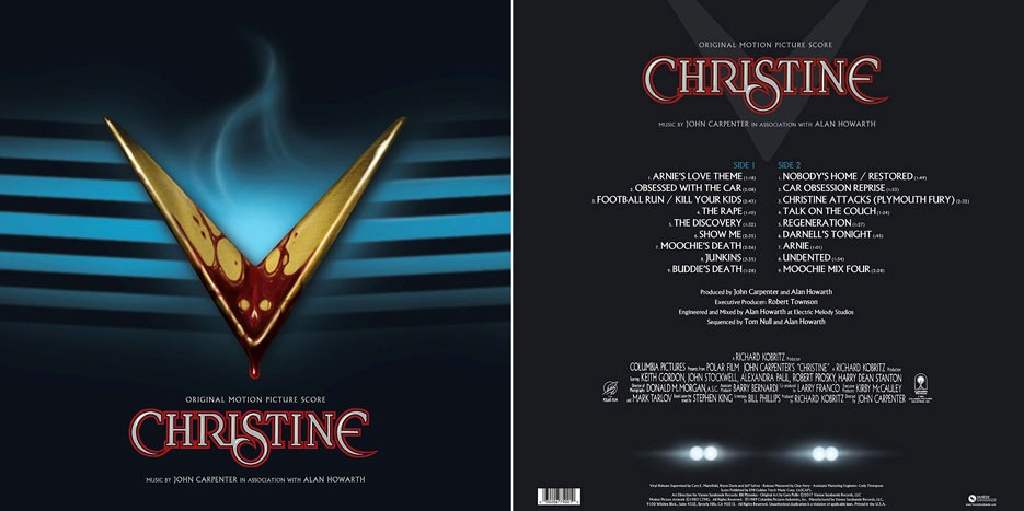 Chrisitine bande originale film Vinyle LP Carpenter