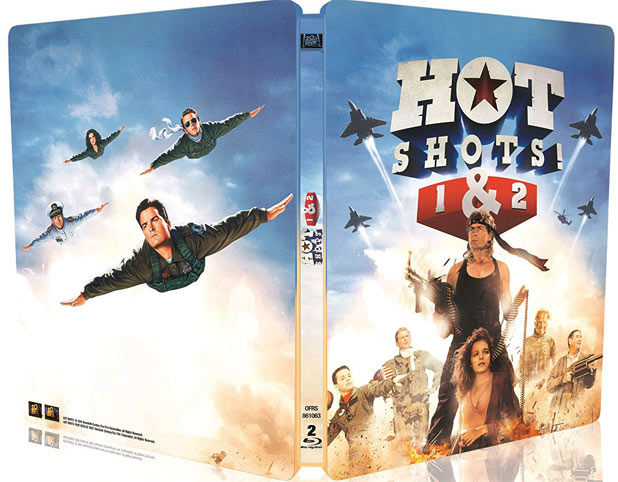Hot Shots Coffret intégrale Blu-ray DVD steelbook collector Steelbook Collector Hot Shots coffret integrale Blu ray DVD