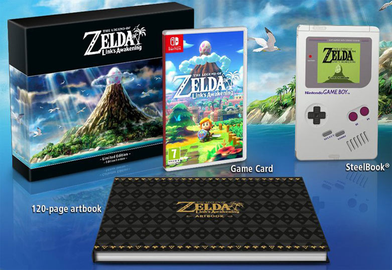 coffret collector zelda links awakening 2019 Nintendo switch