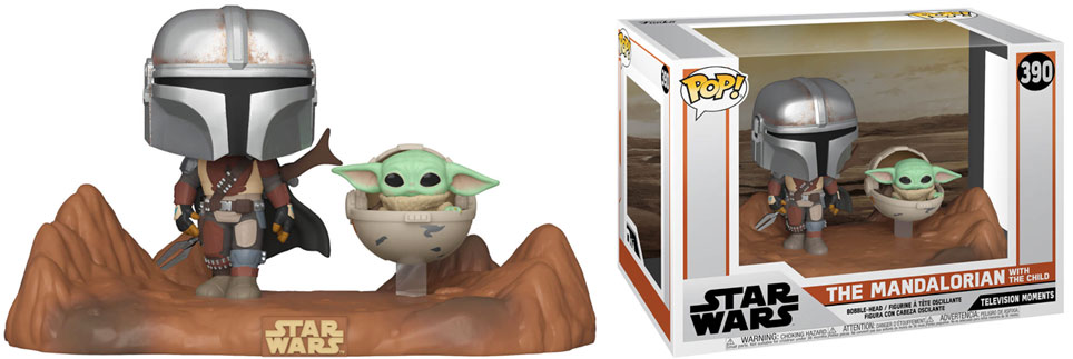 funko pop mandalorian et baby yoda the child