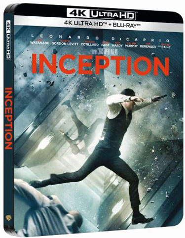 inception steelbook Bliu ray 4K ultra HD UHD HDR