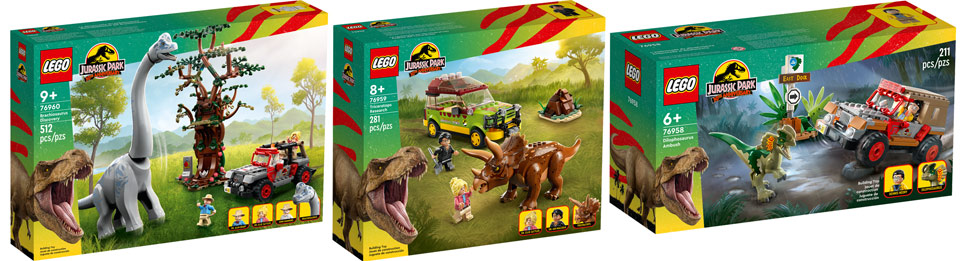lego jurassic park 30th anniversary 2023