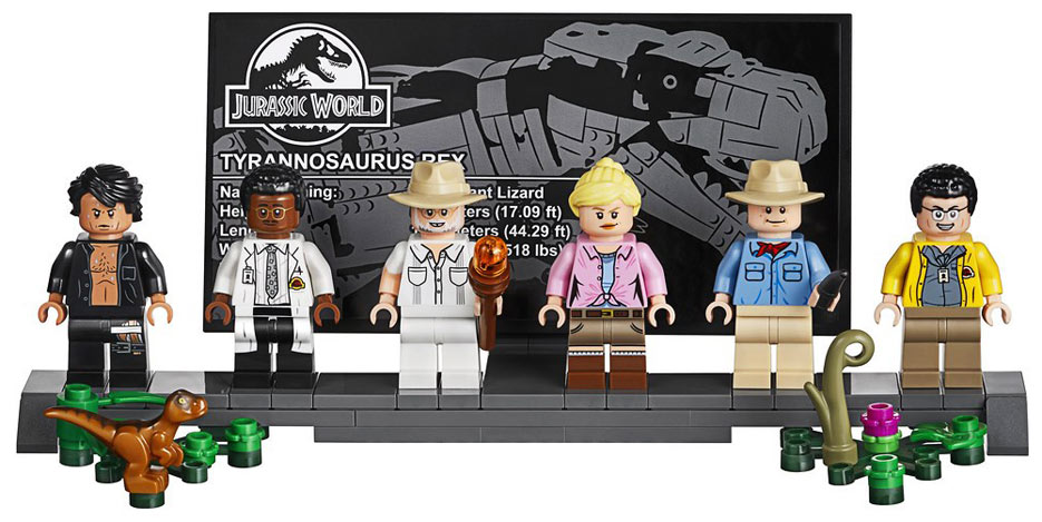 mini figurine lego nouveaute 2019 jurassic park t rex
