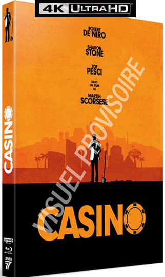 Casino film edition collector limitee Blu ray 4K Ultra HD