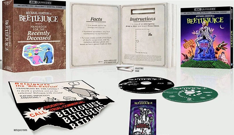 Beetlejuice bluray 4k coffret collector edition limitee