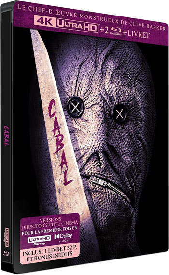 Cabal film steelbook collector bluray 4k ultra hd fr edition limiteee director cut