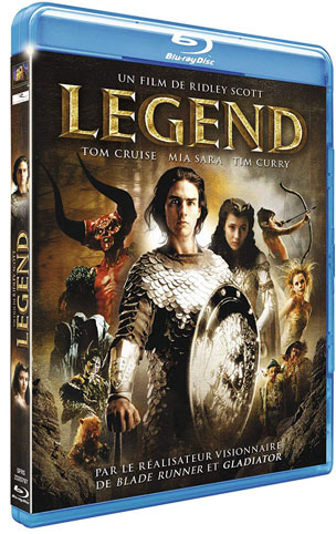 Legend blu ray DVD film ridley scott tom cruise