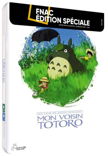 Mon voisin totoro boitier metal steelbook Blu ray DVD edition limitee fnac