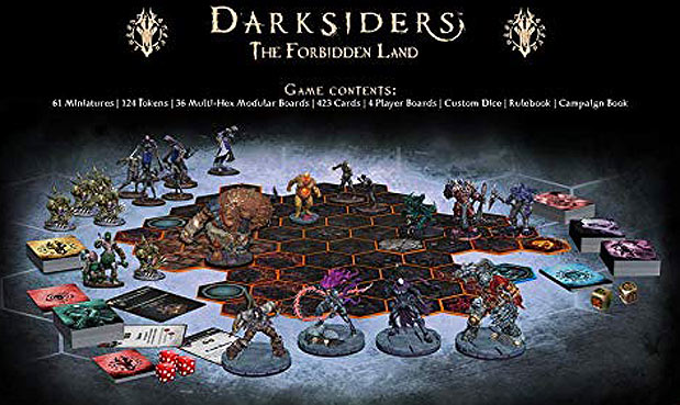 jeu plateau darksiders societe miniature figurines