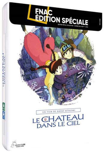 le chateau dans le ciel steelbook collector Blu ray DVD