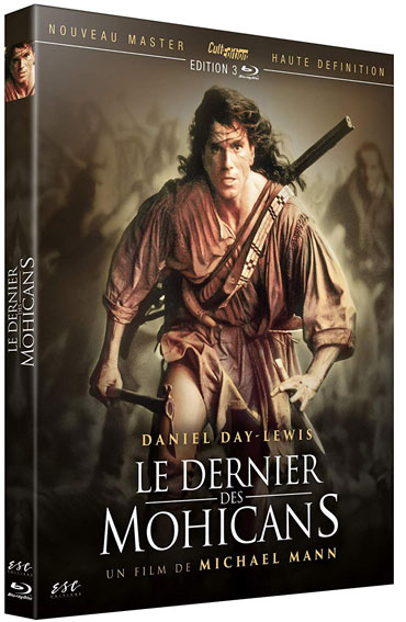 le dernier des mohicans edition collector 3 Blu ray ESC 2019